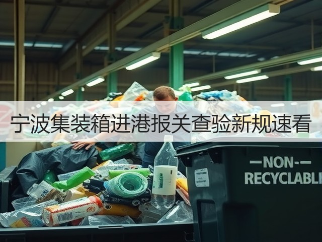 宁波集装箱进港报关查验新规速看(图3)
