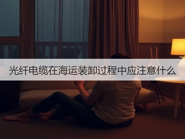 光纤电缆在海运装卸过程中应注意什么(图2) 光纤电缆在海运装卸过程中应注意什么(图2)