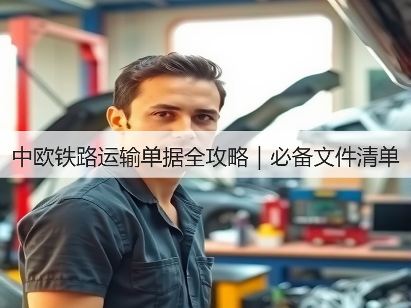 中欧铁路运输单据全攻略｜必备文件清单