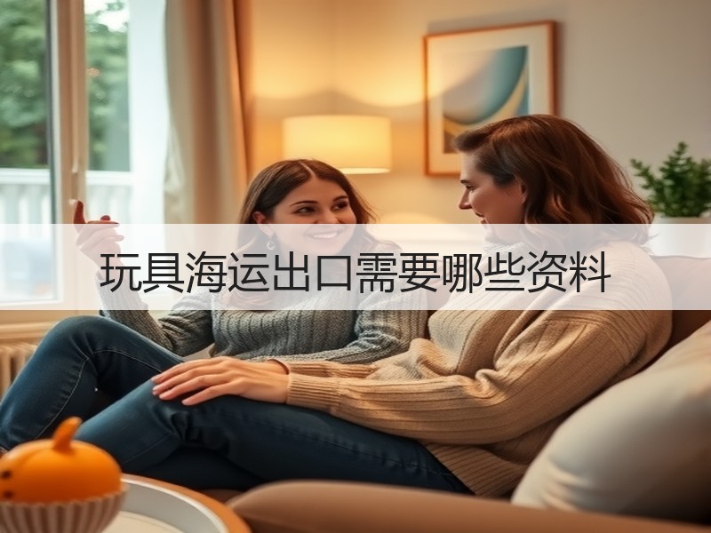 玩具海运出口需要哪些资料