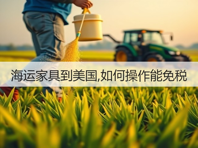 海运家具到美国,如何操作能免税(图2) 海运家具到美国,如何操作能免税(图2)