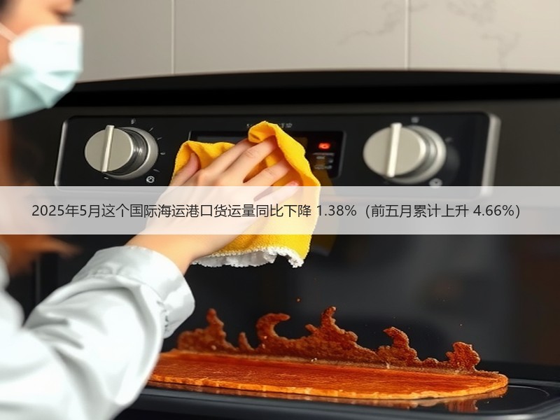 2025年5月这个国际海运港口货运量同比下降 1.38%（前五月累计上升 4.66%）