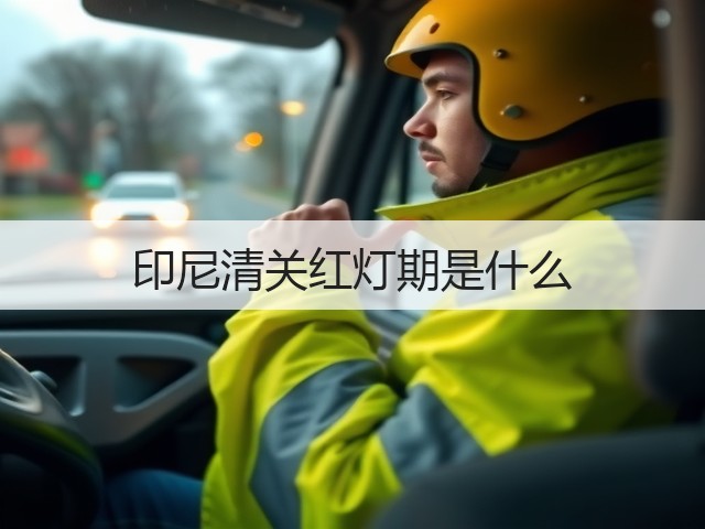 印尼清关红灯期是什么(图2)