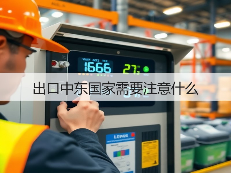 出口中东国家需要注意什么