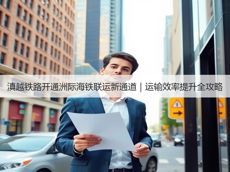 滇越铁路开通洲际海铁联运新通道｜运输效率提升全攻略