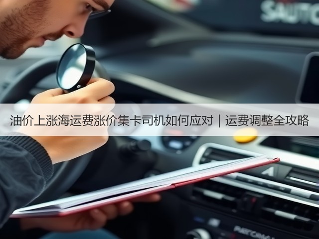 油价上涨海运费涨价集卡司机如何应对｜运费调整全攻略(图2)