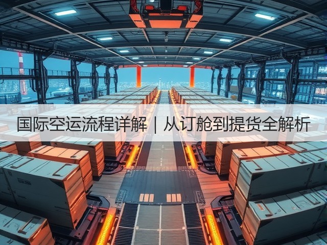 国际空运流程详解｜从订舱到提货全解析(图1)