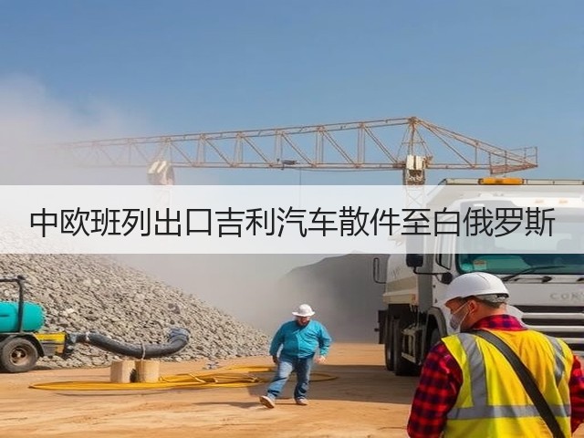 中欧班列出口吉利汽车散件至白俄罗斯(图1)