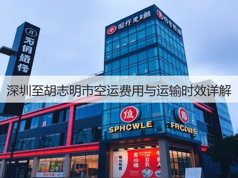 深圳至胡志明市空运费用与运输时效详解