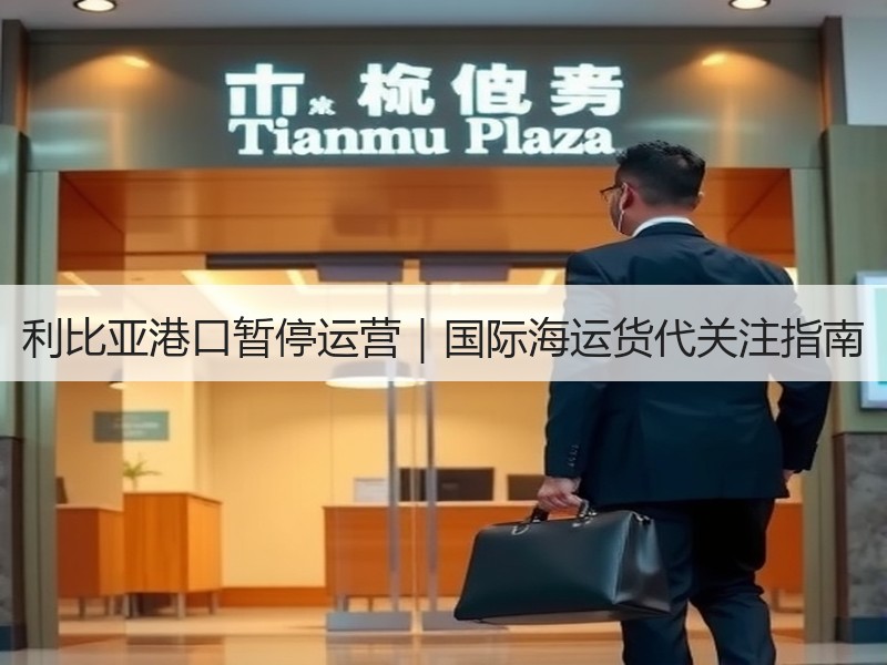 利比亚港口暂停运营｜国际海运货代关注指南