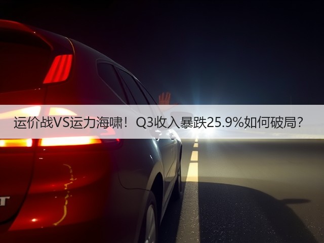 运价战VS运力海啸！Q3收入暴跌25.9%如何破局？(图3)