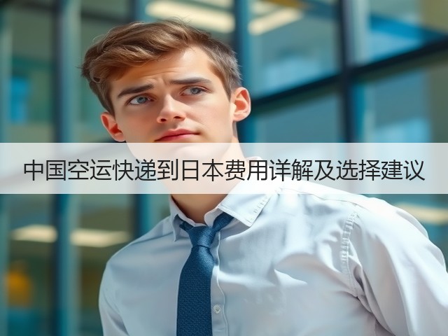中国空运快递到日本费用详解及选择建议(图1)