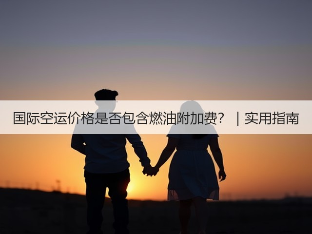 国际空运价格是否包含燃油附加费?|实用指南(图3) 国际空运价格是否包含燃油附加费?|实用指南(图3)