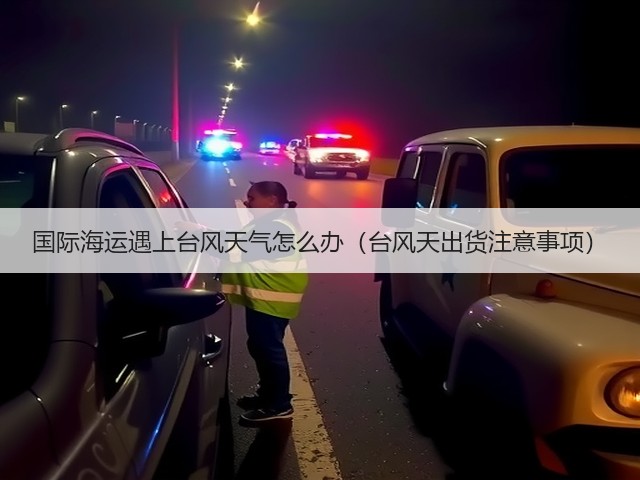 国际海运遇上台风天气怎么办（台风天出货注意事项）(图1)