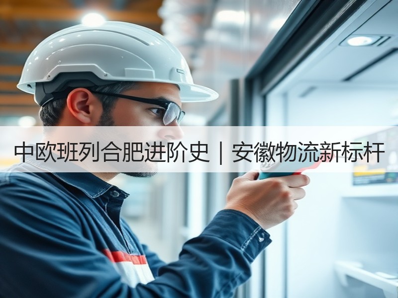 中欧班列合肥进阶史｜安徽物流新标杆