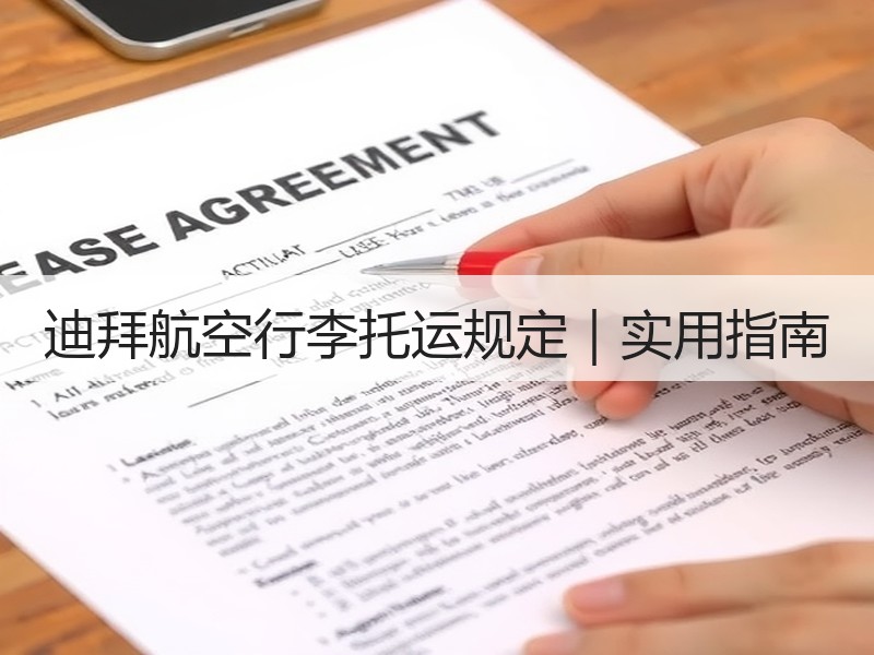 迪拜航空行李托运规定｜实用指南