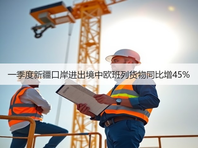 一季度新疆口岸进出境中欧班列货物同比增45%(图1)