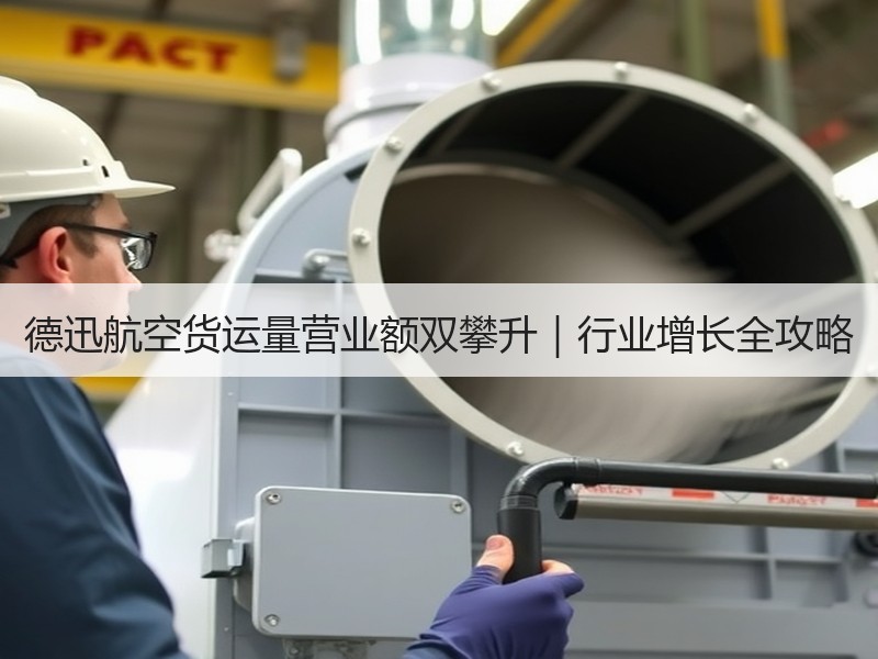 德迅航空货运量营业额双攀升｜行业增长全攻略