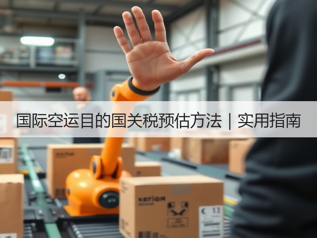 国际空运目的国关税预估方法｜实用指南(图1)