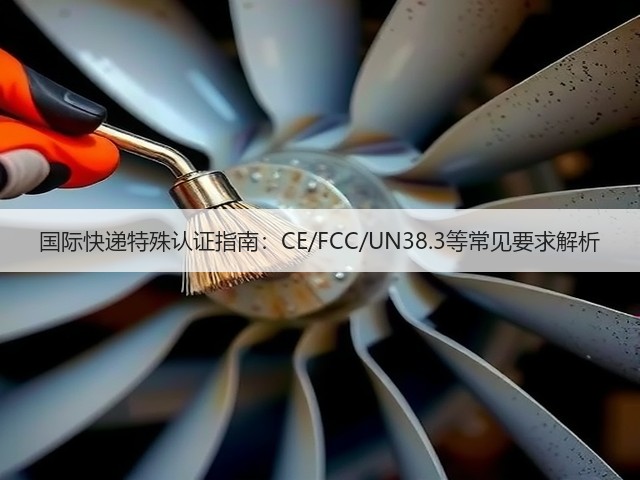 国际快递特殊认证指南:CE/FCC/UN38.3等常见要求解析(图1) 国际快递特殊认证指南:CE/FCC/UN38.3等常见要求解析(图1)