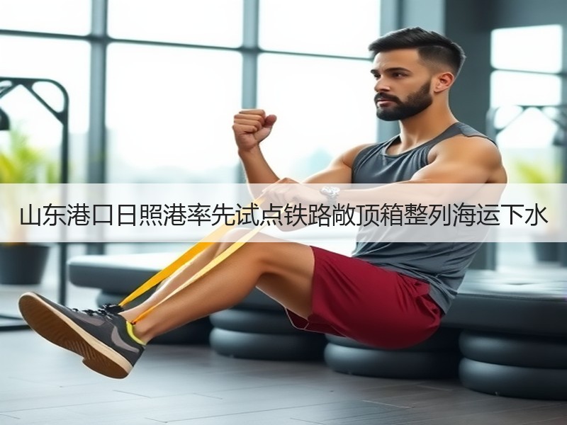 山东港口日照港率先试点铁路敞顶箱整列海运下水
