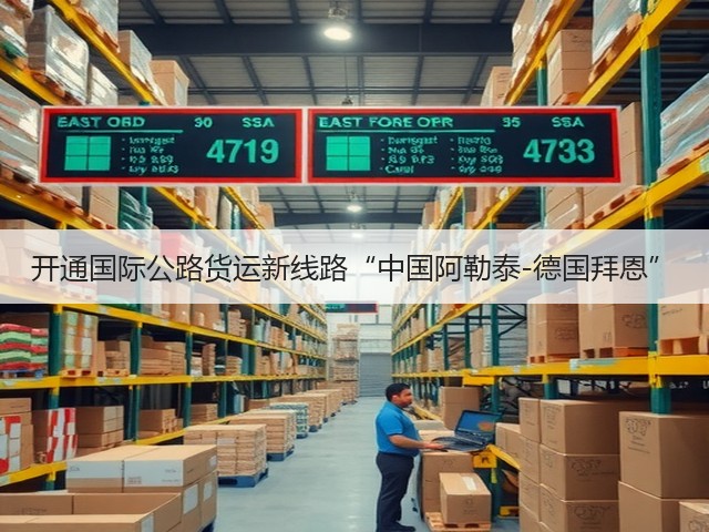 开通国际公路货运新线路“中国阿勒泰-德国拜恩”(图1)