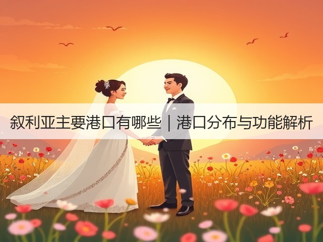 叙利亚主要港口有哪些｜港口分布与功能解析(图2)
