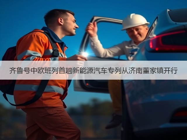 齐鲁号中欧班列首趟新能源汽车专列从济南董家镇开行(图2) 齐鲁号中欧班列首趟新能源汽车专列从济南董家镇开行(图2)