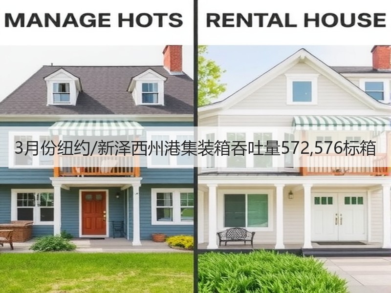 3月份纽约/新泽西州港集装箱吞吐量572,576标箱