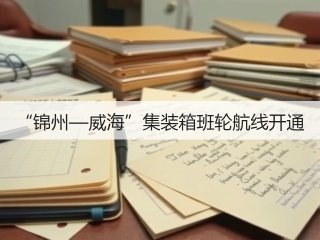 “锦州—威海”集装箱班轮航线开通(图3)