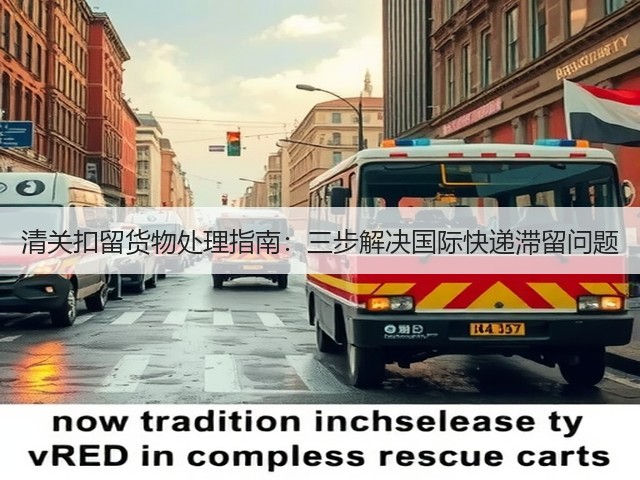 清关扣留货物处理指南：三步解决国际快递滞留问题(图1)