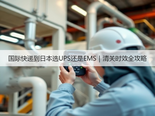国际快递到日本选UPS还是EMS｜清关时效全攻略(图1)