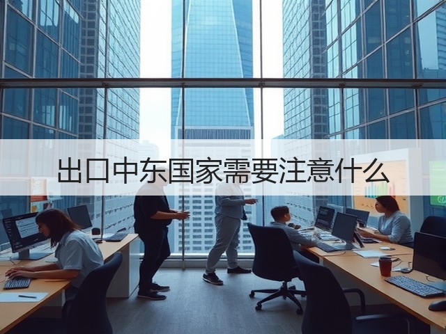 出口中东国家需要注意什么(图2)
