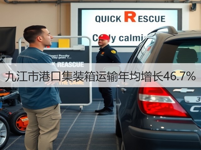 九江市港口集装箱运输年均增长46.7%(图2)