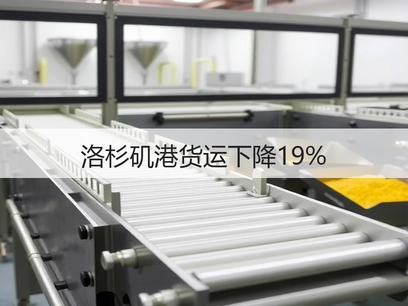 洛杉矶港货运下降19%