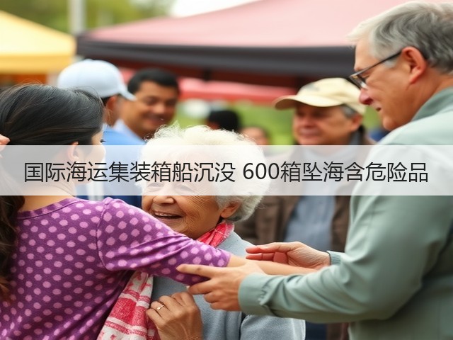 国际海运集装箱船沉没 600箱坠海含危险品(图3)