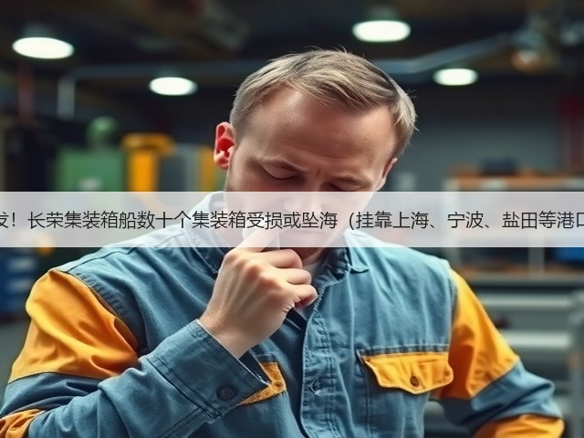 突发！长荣集装箱船数十个集装箱受损或坠海（挂靠上海、宁波、盐田等港口）(图2)