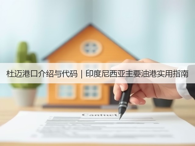 杜迈港口介绍与代码｜印度尼西亚主要油港实用指南(图2)