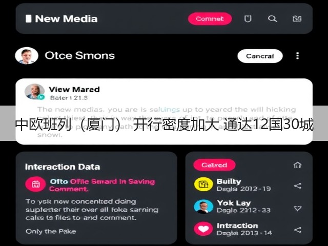 中欧班列（厦门） 开行密度加大 通达12国30城(图1)
