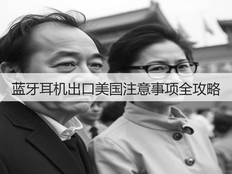 蓝牙耳机出口美国注意事项全攻略