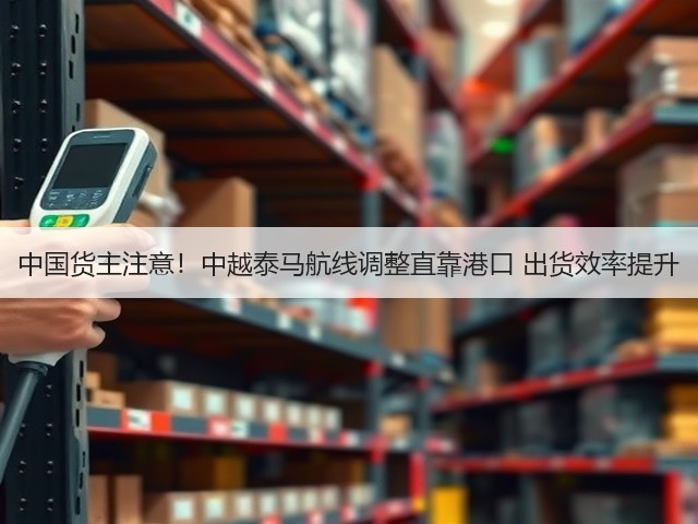 中国货主注意！中越泰马航线调整直靠港口 出货效率提升(图3)