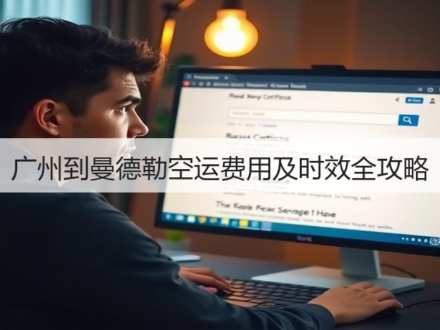 广州到曼德勒空运费用及时效全攻略(图2)
