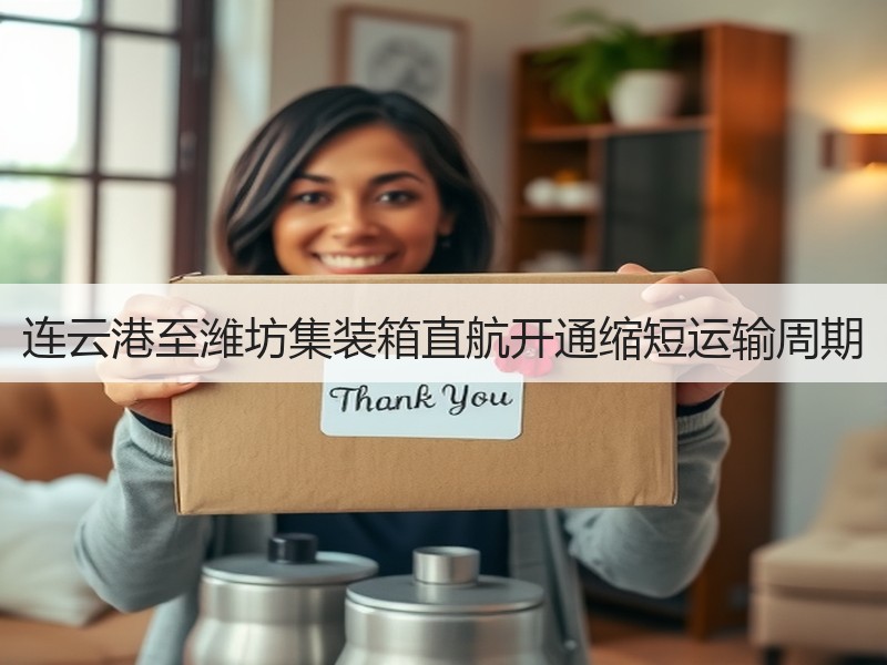 连云港至潍坊集装箱直航开通缩短运输周期 连云港至潍坊集装箱直航开通缩短运输周期