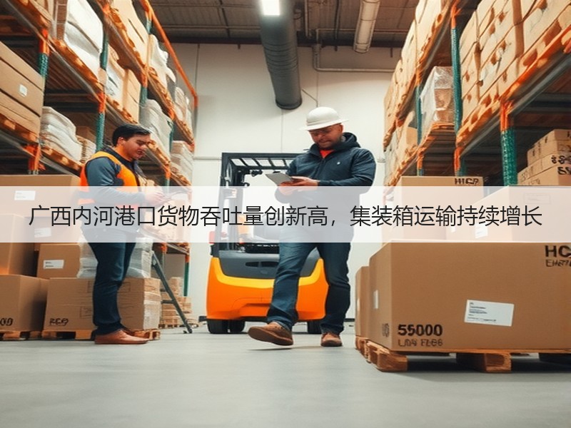 广西内河港口货物吞吐量创新高，集装箱运输持续增长