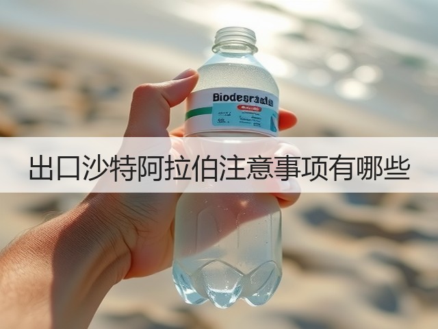 出口沙特阿拉伯注意事项有哪些(图3)