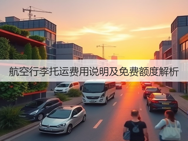航空行李托运费用说明及免费额度解析(图1)