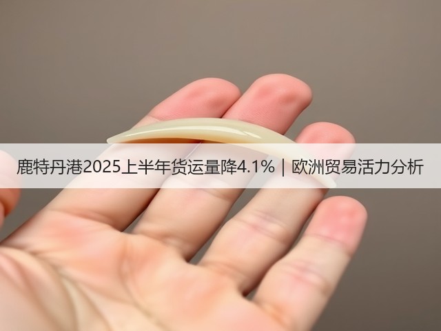 鹿特丹港2025上半年货运量降4.1%｜欧洲贸易活力分析(图1)