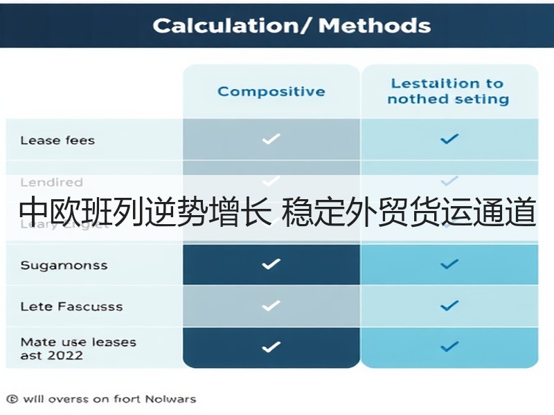 中欧班列逆势增长 稳定外贸货运通道 中欧班列逆势增长 稳定外贸货运通道