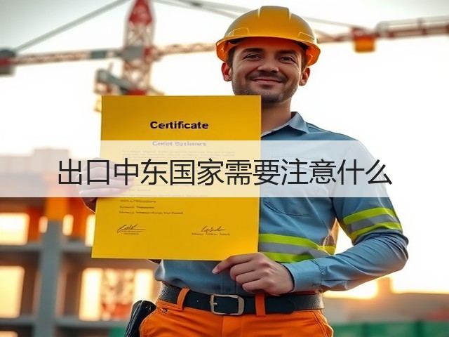 出口中东国家需要注意什么(图1)