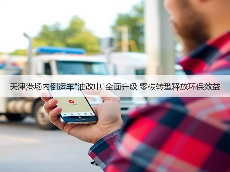 天津港场内倒运车